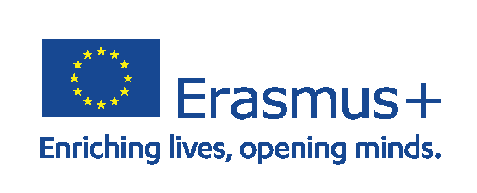 Erasmus EU emblem with tagline pos englisch